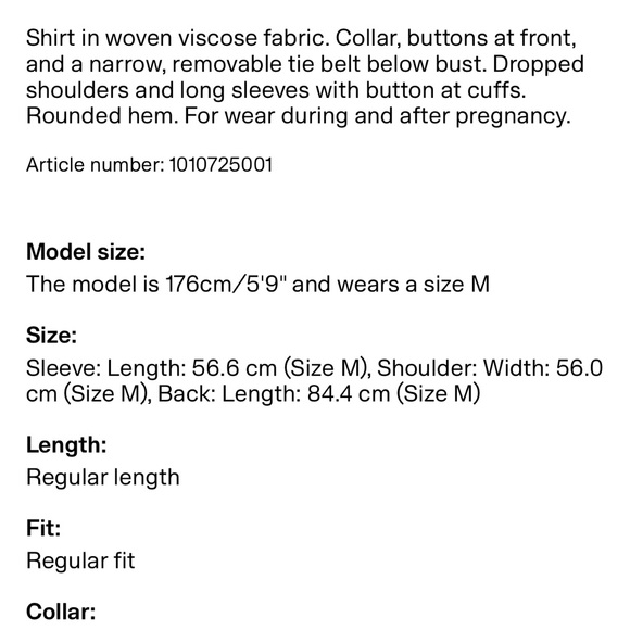 Black Maternity Button Up - Picture 2 of 4